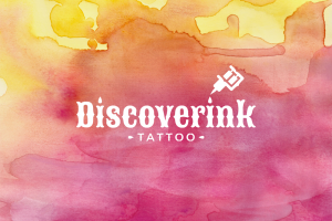 discoverink-logo-logotipo-graphic-design-branding-barcelona-app-tatuaggi-acquarello-catania